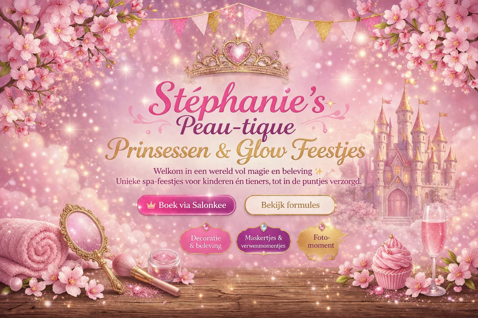 Spa-feestjes in Menen – meisjesfeestje en tienerfeestje bij Stéphanie’s Peau-tique